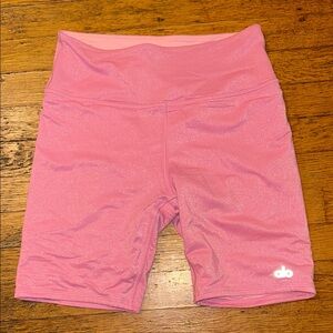 ALO Yoga Pink Bike Shorts